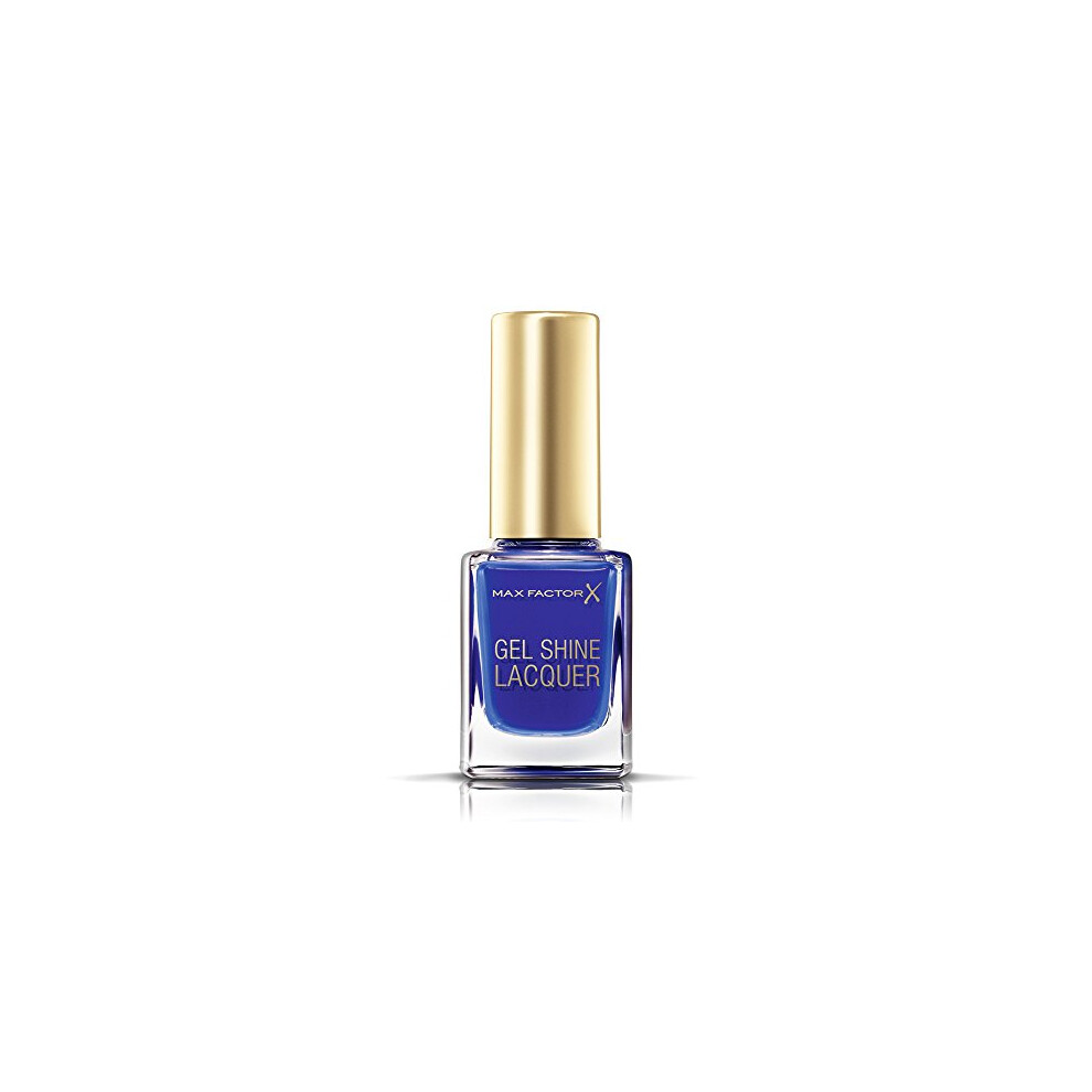 Max Factor Gel Shine Lacquer Nail Polish, 11 ml, 40 Glazed Cobalt