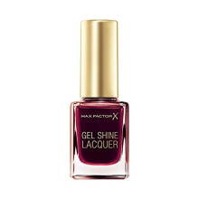 Max Factor Gel Shine Lacquer Nail Polish, 11 ml, 60 Sheen Merlot