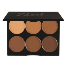 Sleek MakeUP Cream Contour Kit, 6 Easily Blendable Colours for Smooth and Long Lasting Contour, Dark