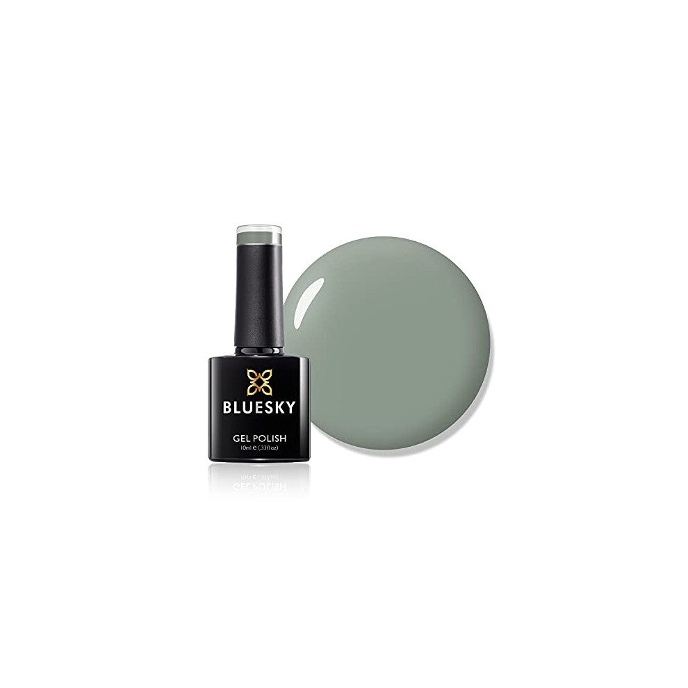 Bluesky Gel Nail Polish, Sage Scarf 80570, Green, Pistachio, Long Lasting, Chip Resistant, 10 ml (Requires Drying Under UV LED Lamp)