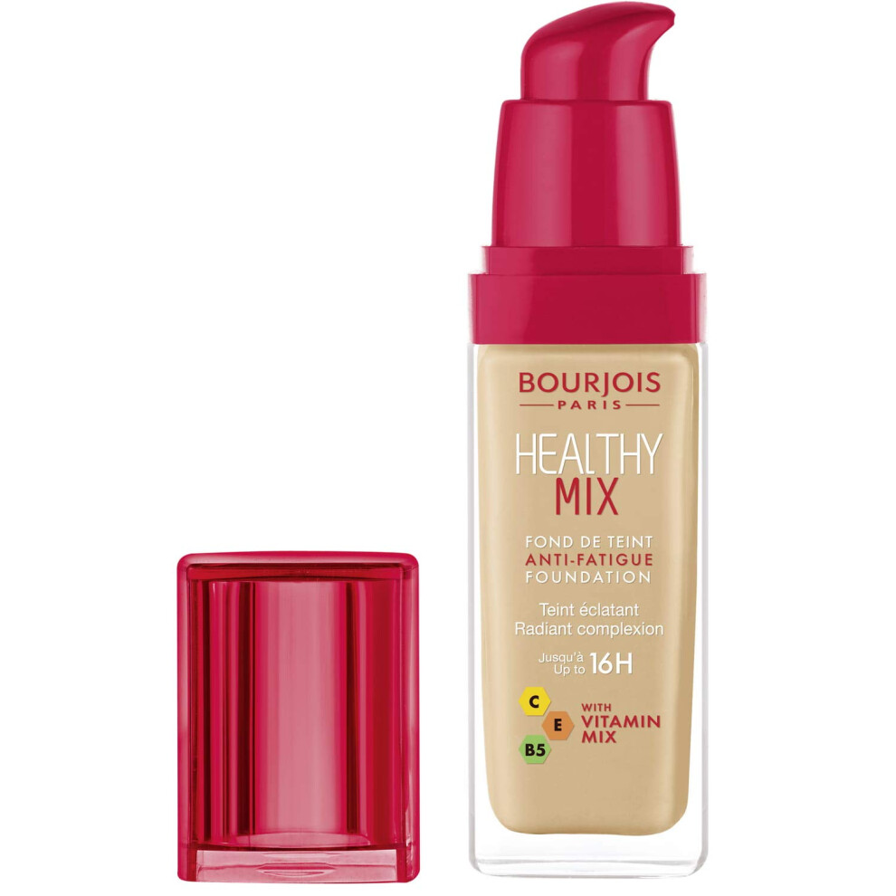 Bourjois Healthy Mix Anti-Fatigue Medium Coverage Liquid Foundation 54 Beige, 30ml