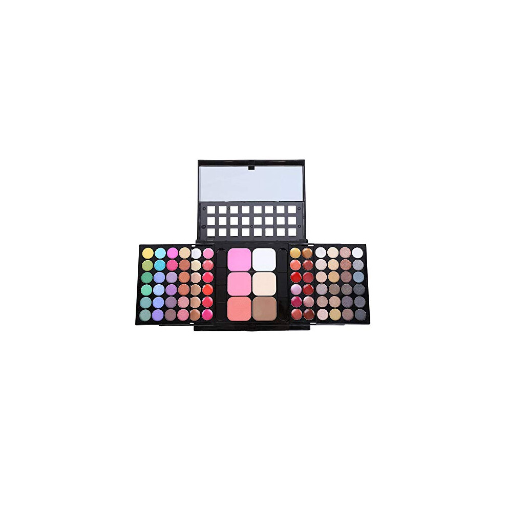 Brilliantday 78 Colours Professional Cosmetic Make Up Palette Set Kit Combination With Eyeshadows Lip Gloss Blusher Concealer Highlight Powder