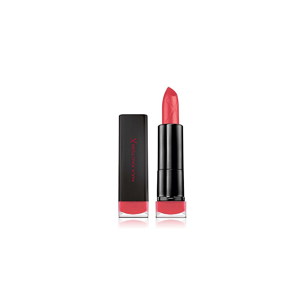 Max Factor Velvet Mattes Lipstick, Infused With Oils And Butters, 15 Flame, 3.5 G