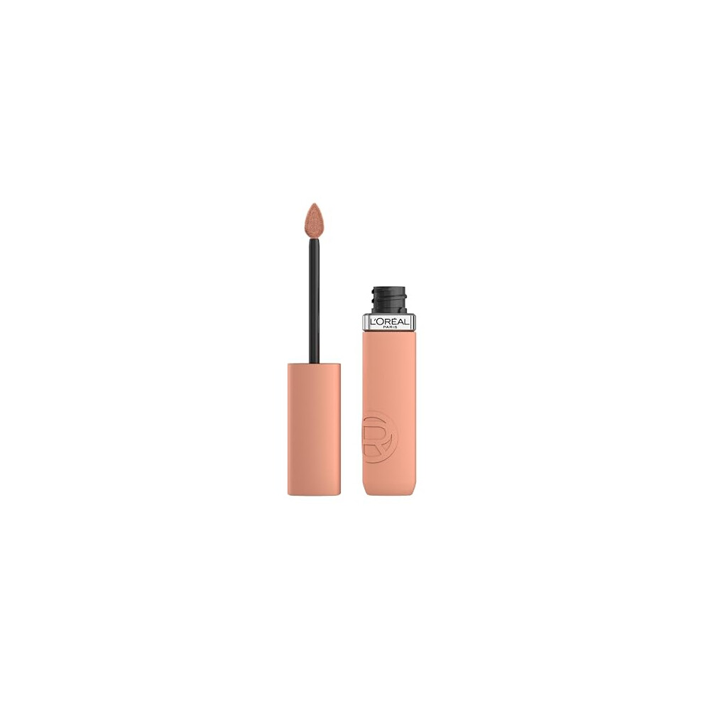 LâOrã©Al Paris L'or?Al Paris Liquid Lipstick, Intense Colour, Longwear Matte Formula With Hyaluronic Acid, Transfer- And Smudge-Resistant, Infallible Matte