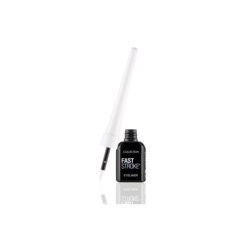 Collection Collection Cosmetics Fast Stroke Eyeliner, Quick Drying Formula, 4ml, White 2