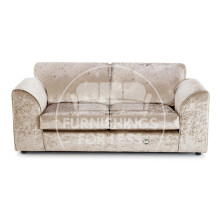 (Mink, 3 Seater) Crystal Crushed Velvet Full Back Corner Sofa Range