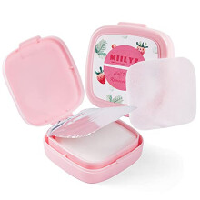 80PCS Nail Polish Remover Pads in Box, Easy to Carry | Instant Removal | Lint Free Nail Polish Wipes for Regular Air-dried Water/Oil Based Nail Polish