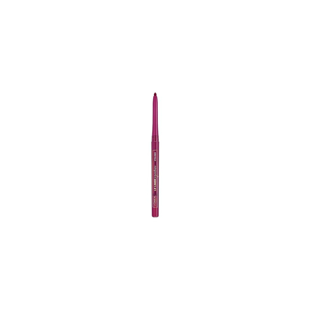 L'Or?al Paris A99467 Le Liner Signature 10 Rose Latex, Precise and Long-Lasting Eyeliner, Pen Shape with Removable Lead, Smudge-proof and Waterproof,