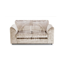 (Mink, 2 Seater) Crystal Crushed Velvet Full Back Corner Sofa Range