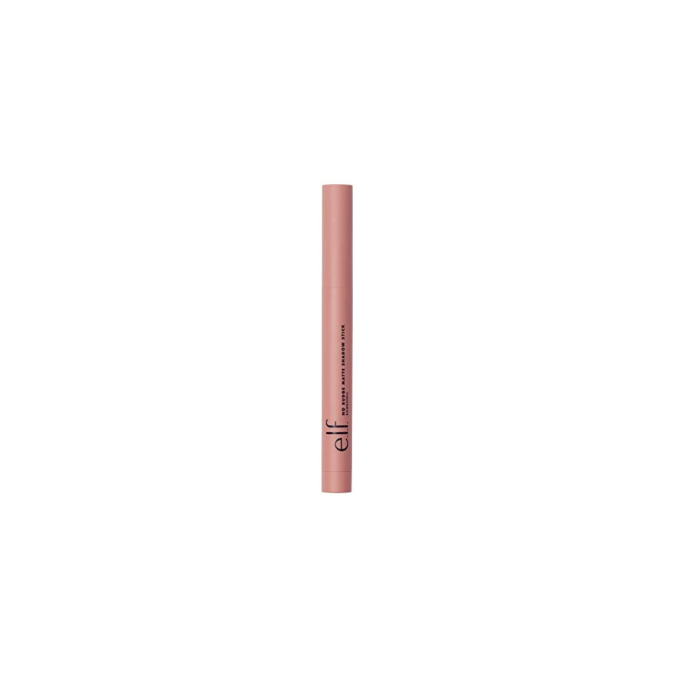 E.l.f. Cosmetics No Budge Matte Eyeshadow Stick, One-Swipe Eyeshadow Stick, Long-Wear & Crease Resistant, Matte Finish, Bombshell Cream