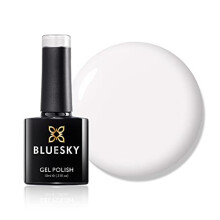 Bluesky Gel Nail Polish, Cream Puff, 80501, White, Long Lasting, Chip Resistant, 10 ml (Requires Drying Under UV LED Lamp)
