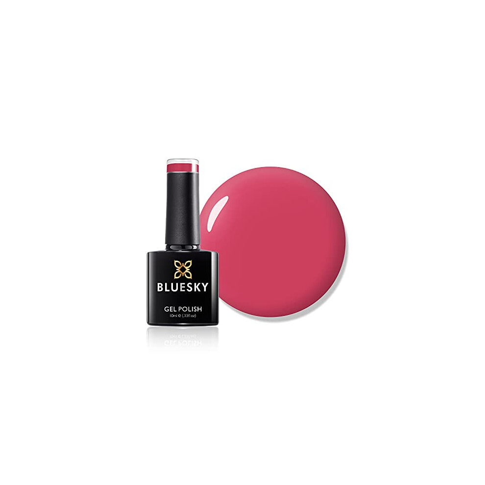 Bluesky Gel Nail Polish, Lobster Roll 80552, Bright Red, Long Lasting, Chip Resistant, 10 ml (Requires Drying Under UV LED Lamp)