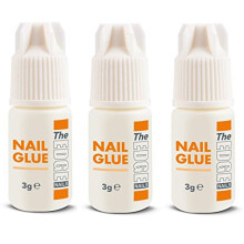 The Edge 3G Adhesive False Super Strong Nail Tips - Pack of 3