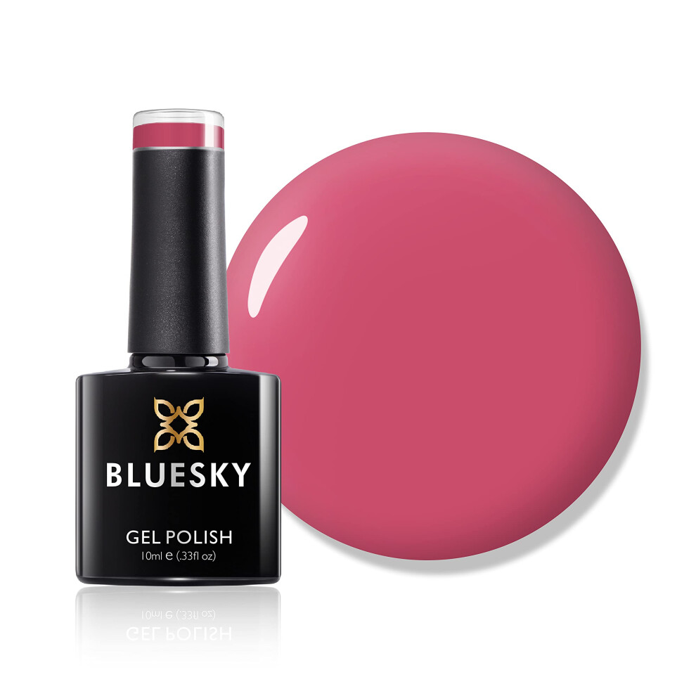 Bluesky Gel Nail Polish, Tropix 80505, Pink, Red, Long Lasting, Chip Resistant, 10 Ml (Requires Drying Under Uv Led Lamp) Pink,Red