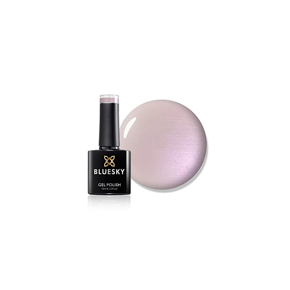 Bluesky Gel Nail Polish, Negligee 80502, French Light Pink, Long Lasting, Chip Resistant, 10 Ml (Requires Drying Under Uv Led Lamp)
