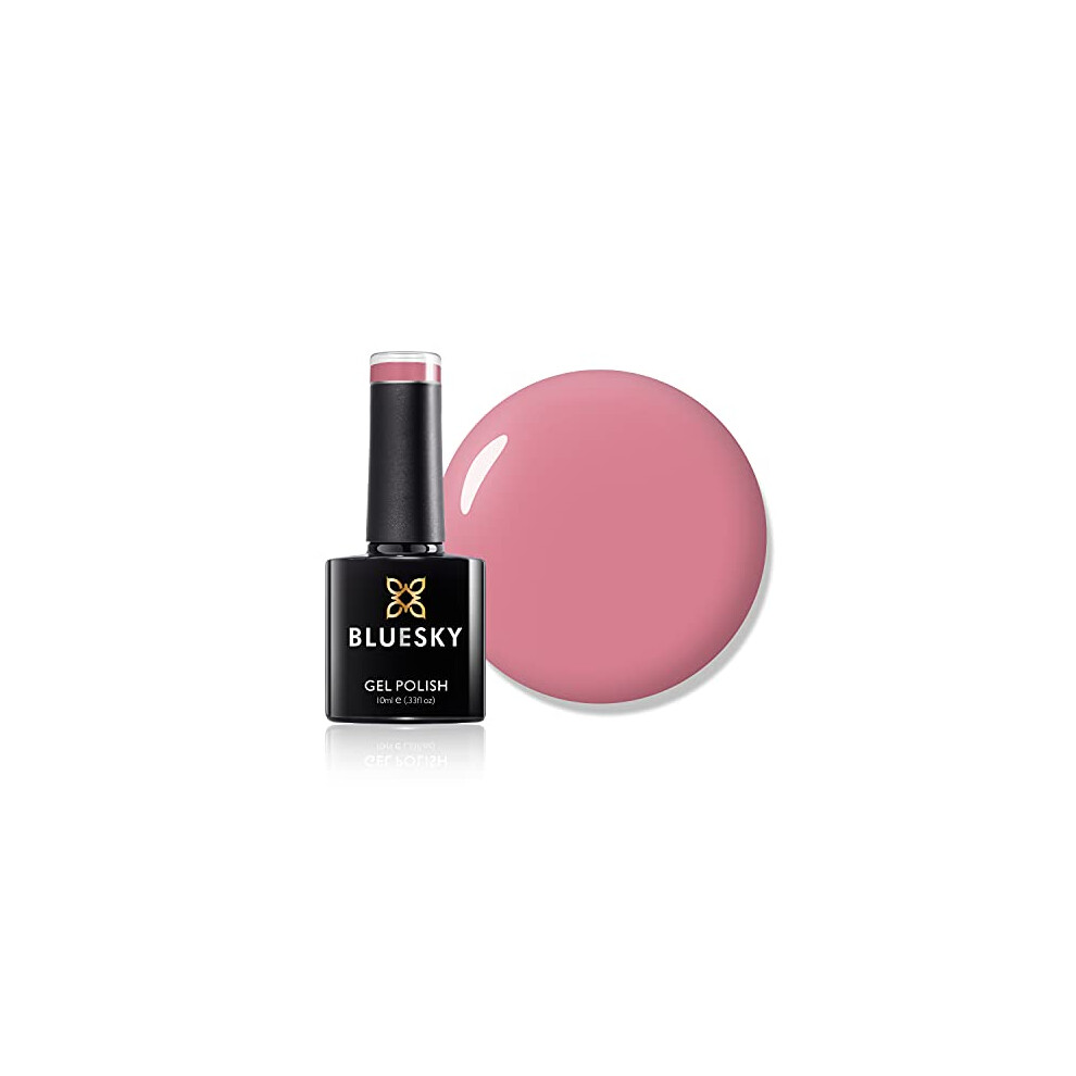 Bluesky Gel Nail Polish, Rosebud 80511, Light, Pink, Rose, Long Lasting, Chip Resistant, 10 ml (Requires Drying Under UV LED Lamp)