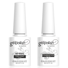 Vishine Gelpolish Soak-off 2Pcs 8ml TOP & BASE COAT Gel Polish Foundation Sealer Primer UV LED Manicure