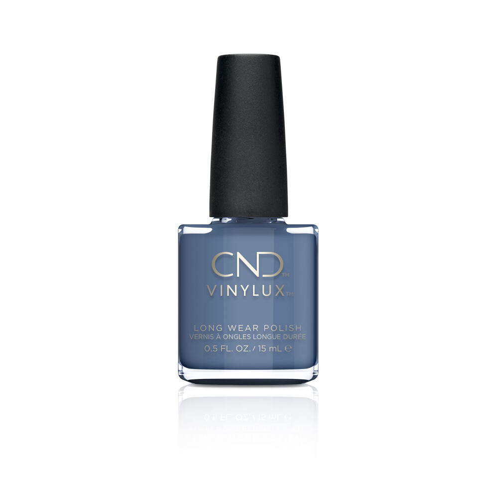 Cnd Blue Vinylux Long Wear Nail Polish (No Lamp Required), 15 Ml, Denim Patch