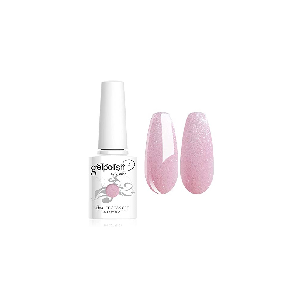 Vishine Brand Nail Varnish Gloss Polish 8Ml Bottle Uv Gel Polish Nail Manicure Lacquer #1326