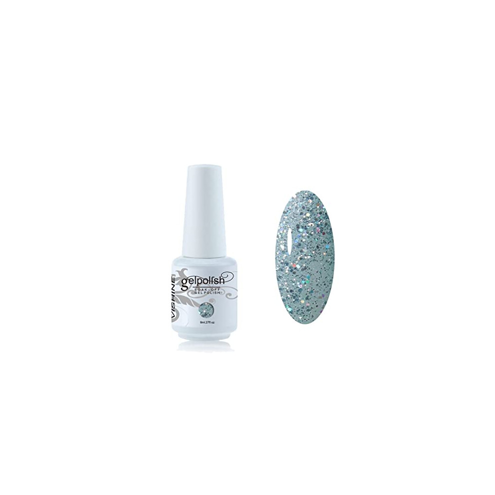 Vishine Brand Nail Varnish Gloss Polish 8Ml Bottle Uv Gel Polish Nail Manicure Lacquer #1056