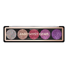 Profusion Cosmetics Amethyst Gems 5 Shade Glitter Eyeshadow Palette
