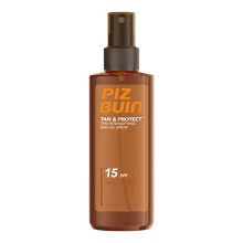 Piz Buin Tan and Protect Tan Accelerating Oil Spray SPF 15, 150 ml (Pack of 1)