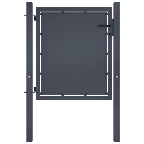 VidaXL vidaXL Gartentor aus Stahl 100 x 75 cm Anthrazit