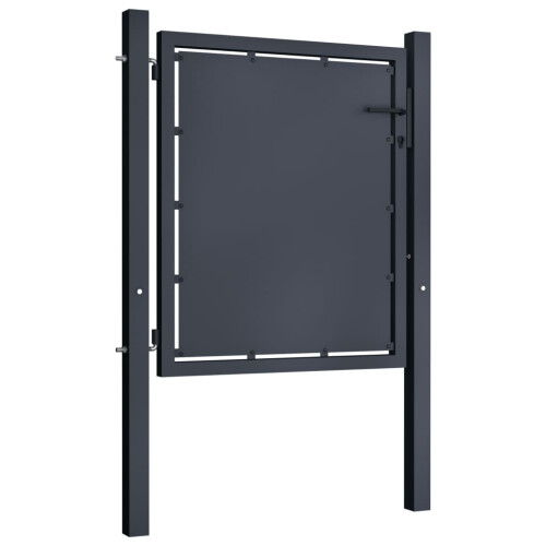 VidaXL vidaXL Gartentor aus Stahl 100 x 100 cm Anthrazit 1