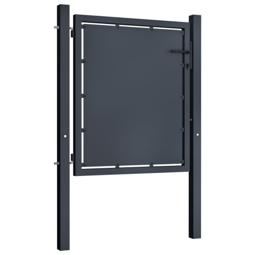 VidaXL vidaXL Gartentor aus Stahl 100 x 75 cm Anthrazit 1