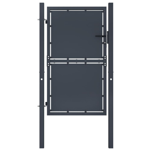 VidaXL vidaXL Gartentor aus Stahl 100 x 200 cm Anthrazit