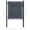 VidaXL vidaXL Gartentor aus Stahl 100 x 75 cm Anthrazit 4