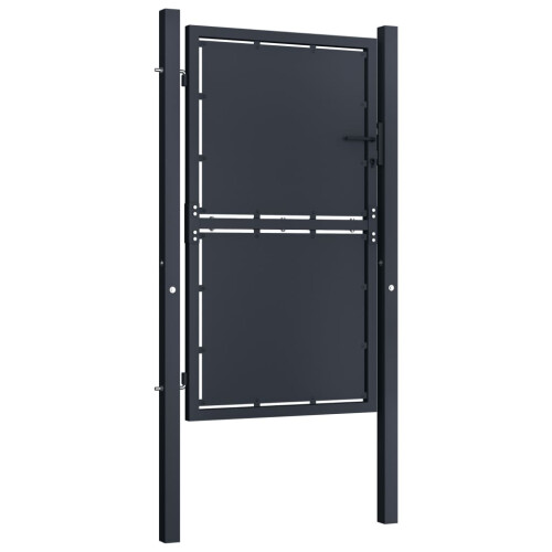 VidaXL vidaXL Gartentor aus Stahl 100 x 150 cm Anthrazit 1