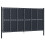 VidaXL vidaXL Gartentor aus Stahl 400 x 200 cm Anthrazit 2