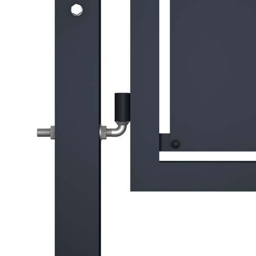 VidaXL vidaXL Gartentor aus Stahl 350 x 100 cm Anthrazit 2