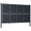 VidaXL vidaXL Gartentor aus Stahl 350 x 200 cm Anthrazit 2