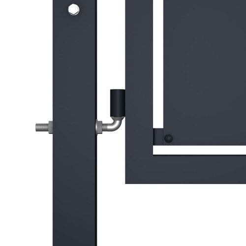 VidaXL vidaXL Gartentor aus Stahl 350 x 175 cm Anthrazit 2