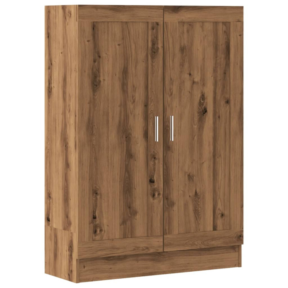 Vidaxl (Artisan Oak) Book Cabinet Storage Rack Bookshelf Bookcase Sideboard Engineered Wood Brown