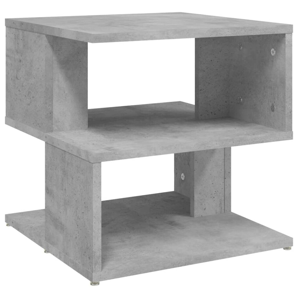 (concrete grey) vidaXL Side Table Engineered Wood Living Room Couch End Table Multi Colours