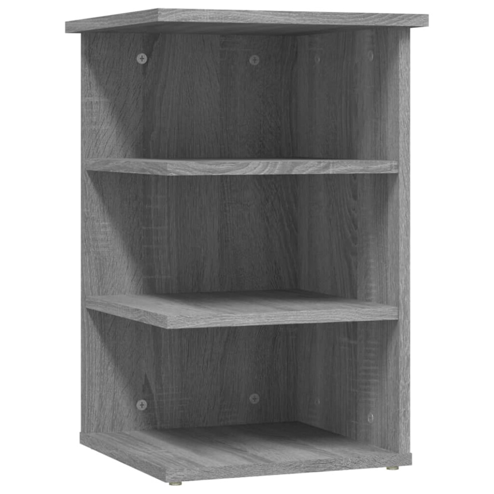 Vidaxl (Grey Sonoma) Side Cabinet Engineered Wood Home Storage Cabinet Unit Multi Colours