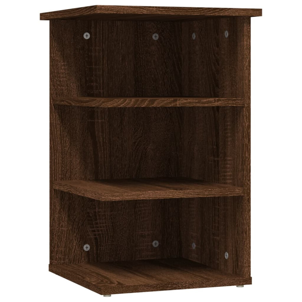 (brown oak) vidaXL Side Cabinet Engineered Wood Home Storage Cabinet Unit Multi Colours