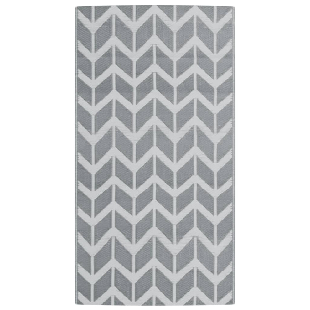 (white And grey, 80 X 150 cm) vidaXL Outdoor Carpet Garden Rug Carpet Patio Mat Area Rug Balcony Blanket PP