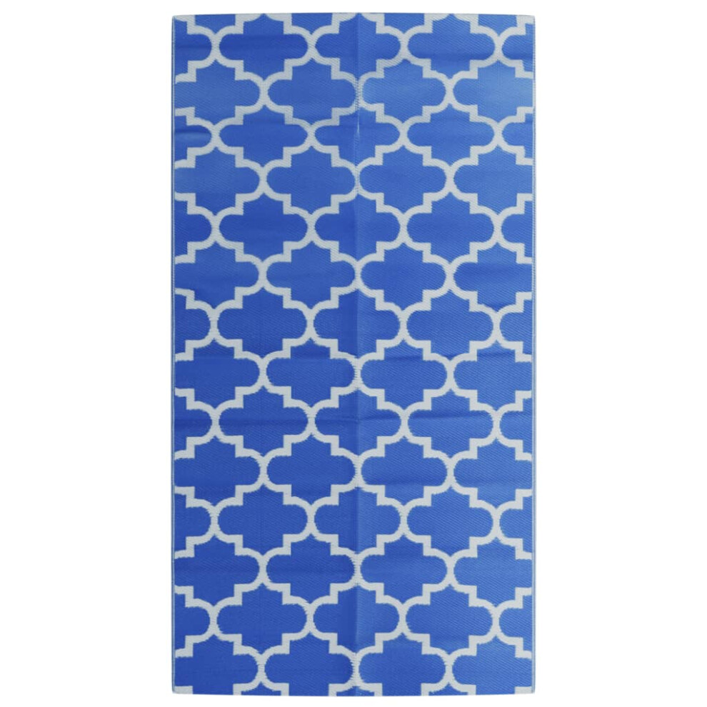 (blue, 80 x 150 cm) vidaXL Outdoor Carpet Garden Rug Carpet Patio Mat Area Rug Balcony Blanket PP