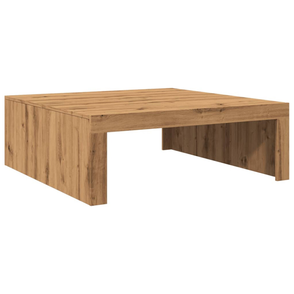 (artisan oak) vidaXL Coffee Table Engineered Wood Couch End Sofa Accent Table Multi Colours