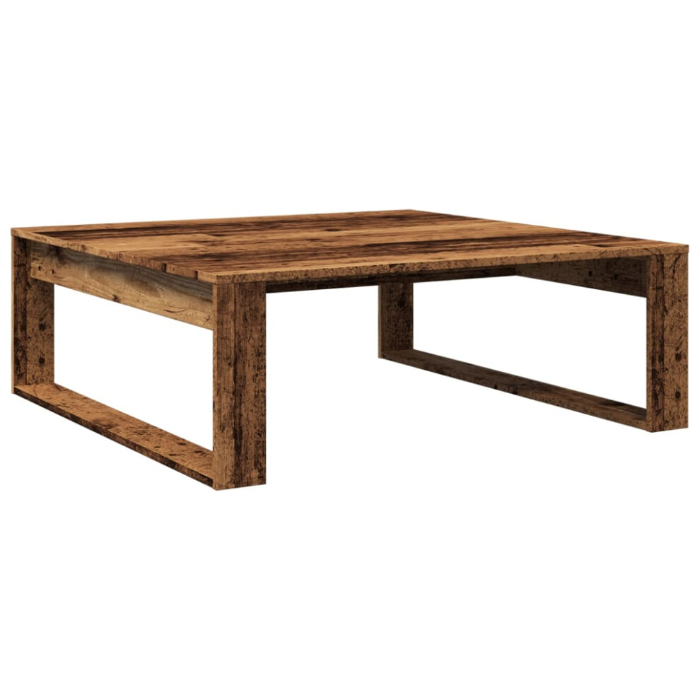 vidaXL - Coffee Table - Brown - 100x100x35 cm - Image 2