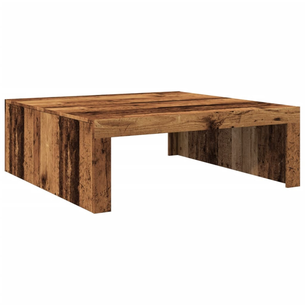 (old wood) vidaXL Coffee Table Engineered Wood Couch End Sofa Accent Table Multi Colours