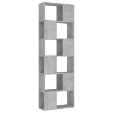 (concrete grey) vidaXL Book Cabinet Room Divider Privacy Screen Organiser Bookcase Highboard