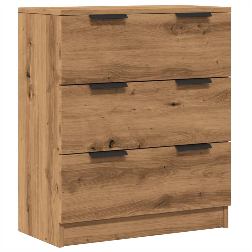 (artisan oak) vidaXL Sideboard Console Cabinet Storage Cupboard Highboard Engineered Wood