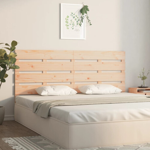 VidaXL (160 x 80 cm) vidaXL Headboard Bedroom Bed Headboard Decorative Bed Header Solid Wood Pine 2