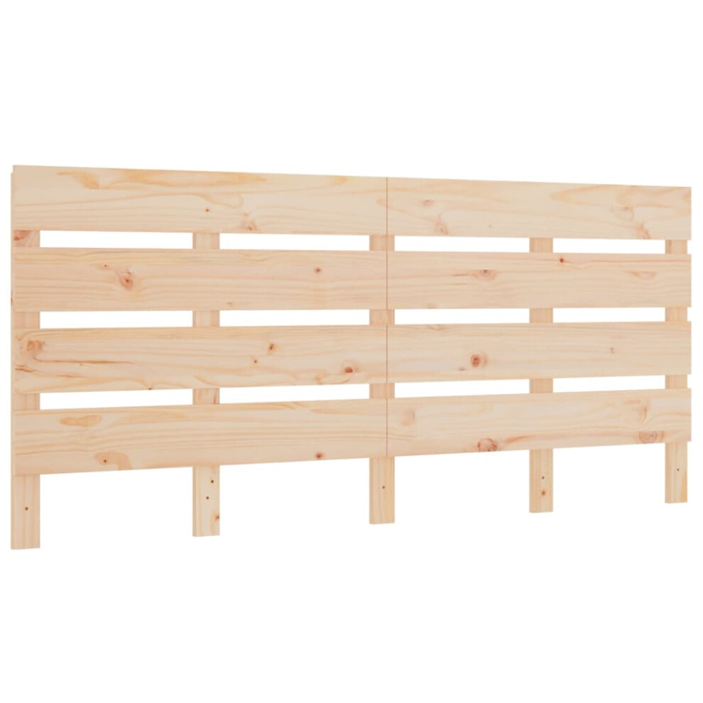 Vidaxl (160 X 80 Cm) Headboard Bedroom Bed Headboard Decorative Bed Header Solid Wood Pine Brown