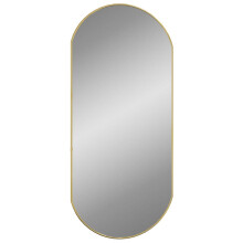 (gold, 90 x 40 cm) vidaXL Wall Mirror Oval Hall Vanity Toilet Hanging Mirror Multi Colours/Sizes